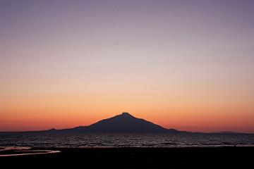 利尻島と８月２５日の空