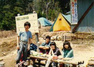 南アルプス・鳳凰三山にて