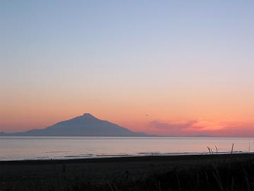 日本海の夕日（６月１３日）