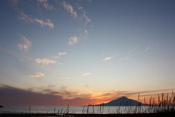 利尻島と９月２日の空