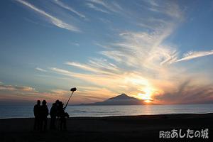 利尻島と８月２日の空